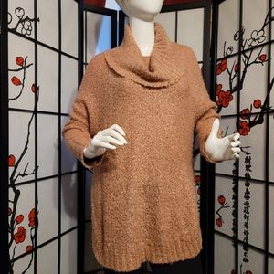 FADED GLORY LADIES BUBBLE KNIT DUSTY ROSE CARDIGAN/SIZE MEDIUM 8-10